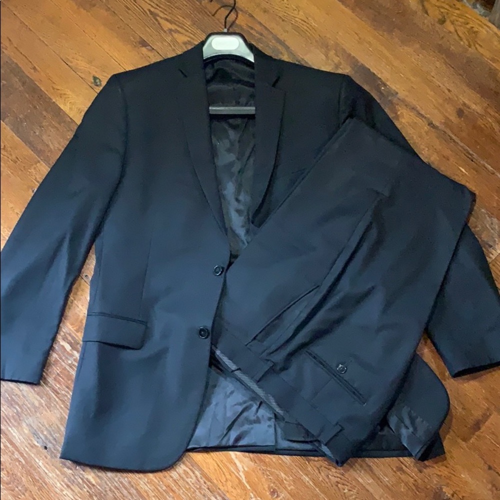 Calvin Klein Black Two Piece Suit